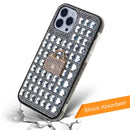 Compra la tapa trasera Crystal Stones con adornamiento de bolsa CLEAR para iPhone 7G/8G/SE 2020 en Guatemala.