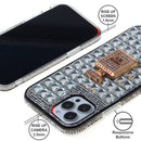 Case para iPhone 7G/8G/SE 2020 con adorno de perfume y cristales, ideal para proteger tu teléfono en Guatemala.