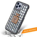 Case para iPhone 7G/8G/SE 2020 con adorno de perfume y cristales, ideal para proteger tu teléfono en Guatemala.