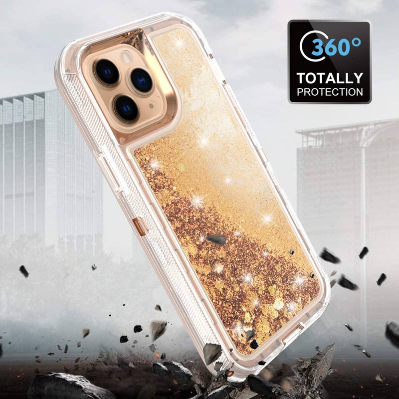 La mejor funda glitter liquid bumper para iPhone 13 Pro Max en Guatemala.