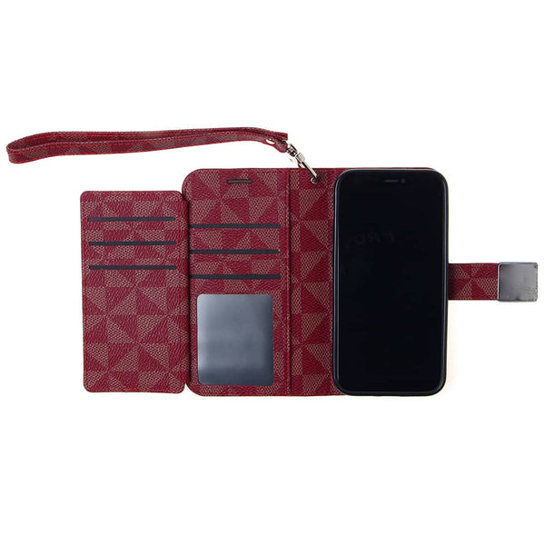 Encuentra la funda billetera triangle geometric design para iPhone 13 Pro en Guatemala.