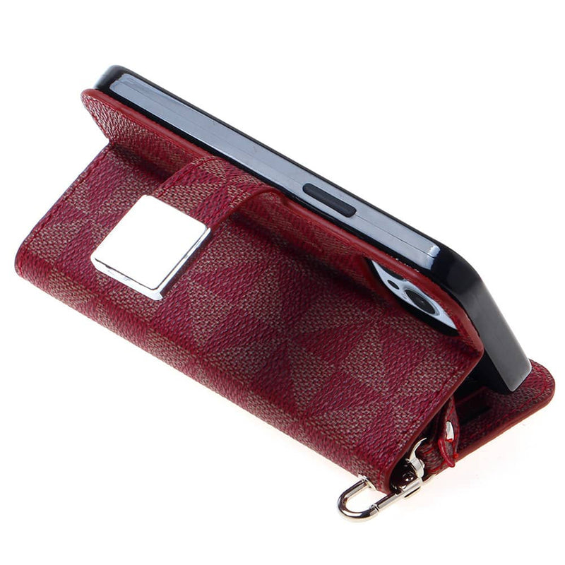 Encuentra la funda billetera triangle geometric design para iPhone 13 Pro en Guatemala.