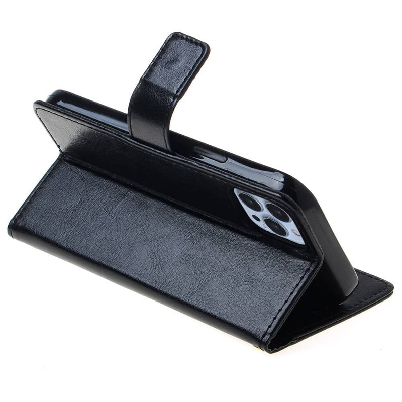 Protege tu iPhone 12 o 12 Pro con estilo con una funda de cuero con tarjetero en Guatemala.