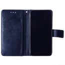 Encuentra la funda de cuero para iPhone 12 Pro en Guatemala en SlowBack, con ranura para tarjetas y color azul oscuro.