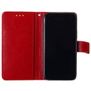 Funda de cuero en color rojo con ranura para tarjetas para iPhone 13 Pro Max en Guatemala.