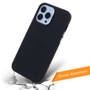 Funda protectora SlowBack negra de doble capa para iPhone 13 Pro Max, absorción de golpes, accesorios iPhone.