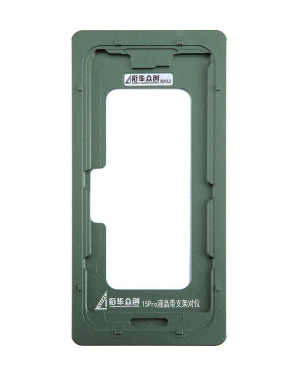 Encuentra en Guatemala el mejor molde de metal de alineación para reparaciones de iPhone 15 Pro en SlowBack, distribuidor mayorista de accesorios y herramientas de reparación especializada.