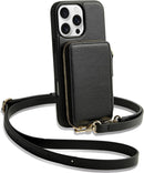 Bolso cruzado con cierre xBase para iPhone 14 Pro Max en color negro disponible en Guatemala para comprar al mayorista SlowBack.