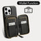 Bolso cruzado con cierre xBase para iPhone 14 Pro Max en color negro disponible en Guatemala para comprar al mayorista SlowBack.