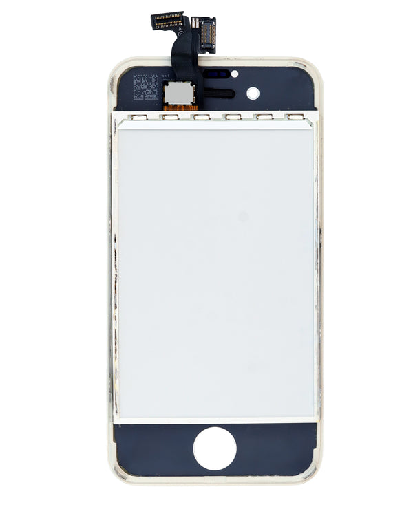 Reparación de pantalla iPhone 4 GSM en Guatemala con pantallas Premium de color blanco.