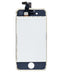 Reparación de pantalla iPhone 4 GSM en Guatemala con pantallas Premium de color blanco.