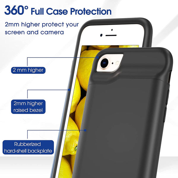 Protector de carga portátil de 8000mAh para iPhone 8 Plus, 7 Plus, 6S Plus y 6 Plus en Guatemala.