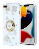 Encuentra el exclusivo Estuche Luxury Diamond Shiny con anillo en WHITE para iPhone en Guatemala.