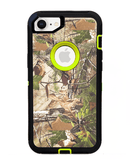 Protege tu iPhone 7 o 8 con una funda heavy duty camuflaje verde en Guatemala.