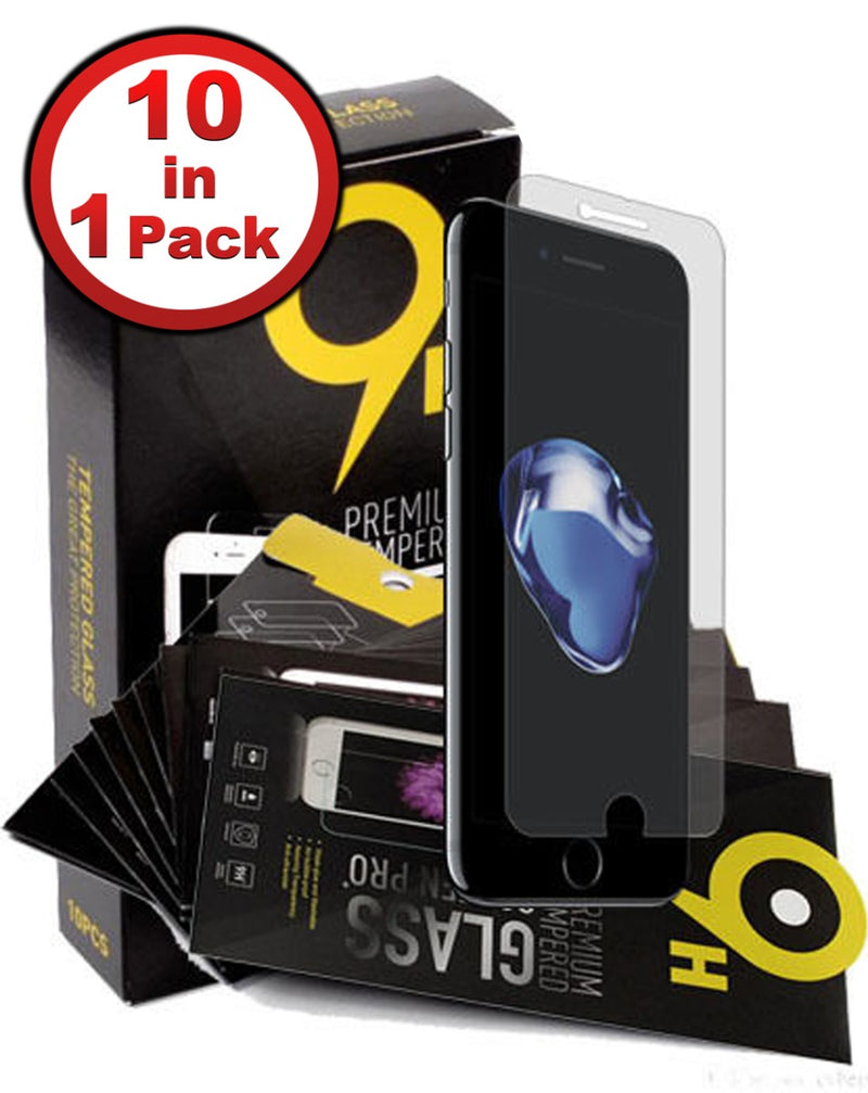 Protector de cristal templado claro para iPhone SE (2020 / 2022) 8 7 con tecnología 2.5D en Guatemala.
