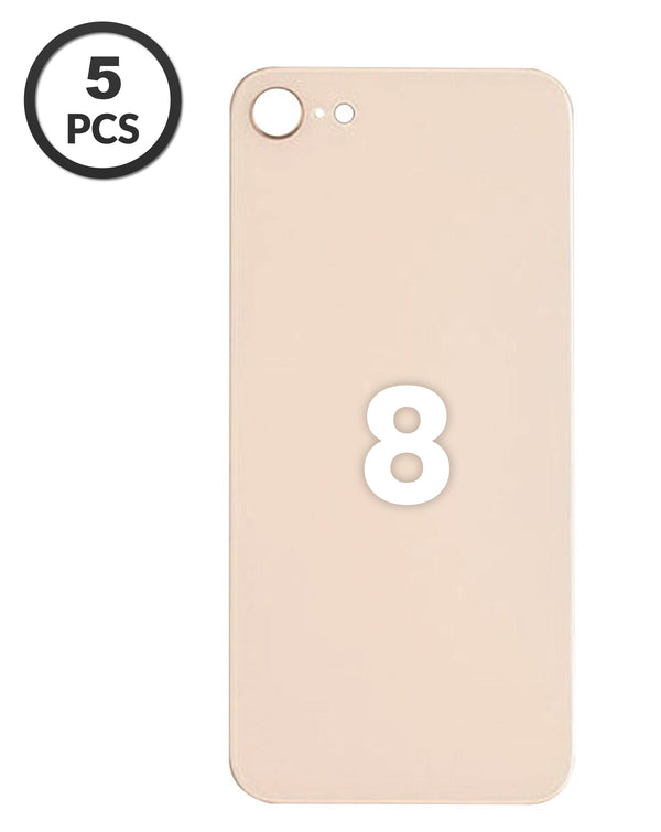 Encuentra tapa trasera dorada para iPhone 8 en Guatemala, mayorista de partes para reparación de celulares.