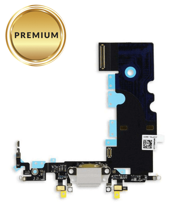 Encuentra un puerto de carga con cable flex para iPhone 8 en Guatemala, ideal para reparaciones en talleres y a un buen precio.
