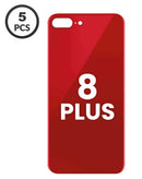 Tapa trasera de color rojo para iPhone 8 Plus con agujero de cámara más grande, disponible en Guatemala.