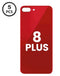 Tapa trasera de color rojo para iPhone 8 Plus con agujero de cámara más grande, disponible en Guatemala.
