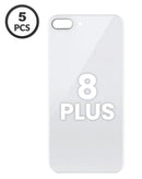 Tapa trasera de vidrio plateado con agujero para cámara más grande para iPhone 8 Plus disponibles en Guatemala.