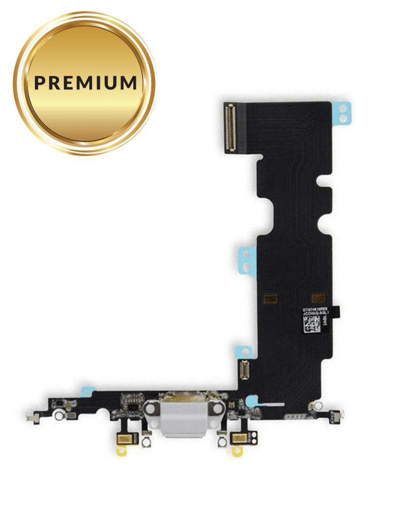 Reparación de puerto de carga con cable flex para iPhone 8 Plus en Guatemala.