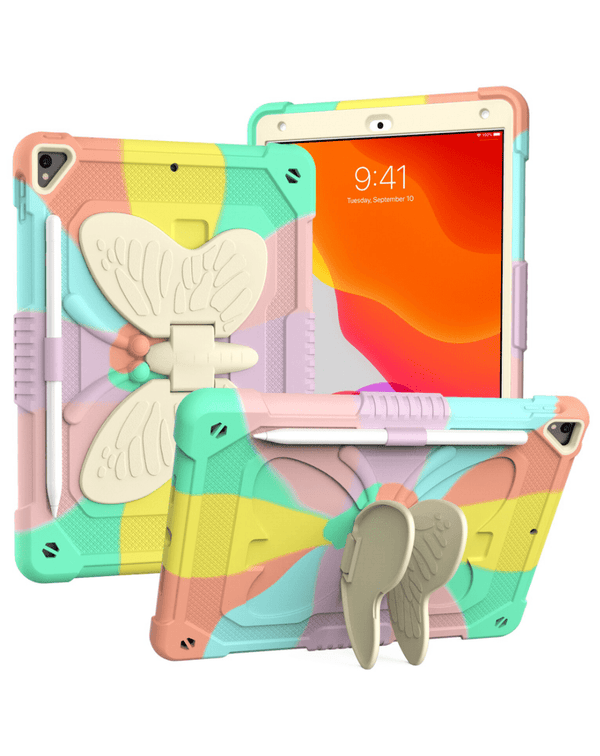 Protege tu iPad 10.2, Air 3 o Pro 10.5 con esta hermosa funda protectora de diseño de mariposa en Guatemala.