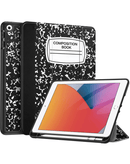Encuentra la mejor funda cuaderno estilo retro para iPad 10.2, Air 3 y Pro 10.5 en Guatemala.