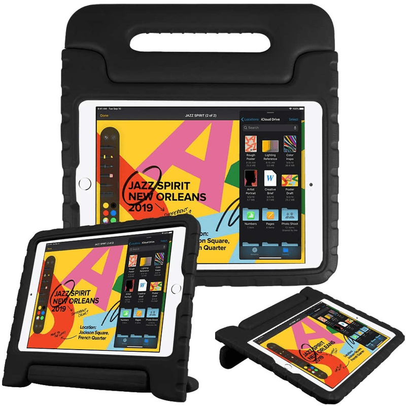 Protege y facilita el uso de tu iPad 10.2 (7th / 8th / 9th), Air 3 o Pro 10.5 con esta funda infantil con asa y soporte anticontundente en Guatemala.