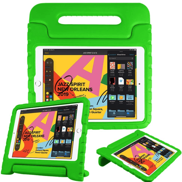 Encuentra la mejor funda infantil a prueba de golpes para iPad en Guatemala en SlowBack, mayorista de accesorios con soporte de mano.