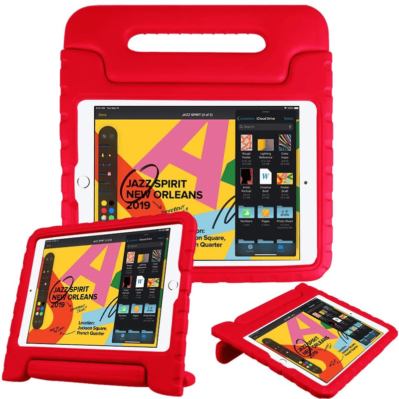 Encuentra el mejor estuche infantil a prueba de golpes para iPad en Guatemala en SlowBack, mayorista de accesorios con soporte para modelos 10.2, Air 3 y Pro 10.5 de Apple.
