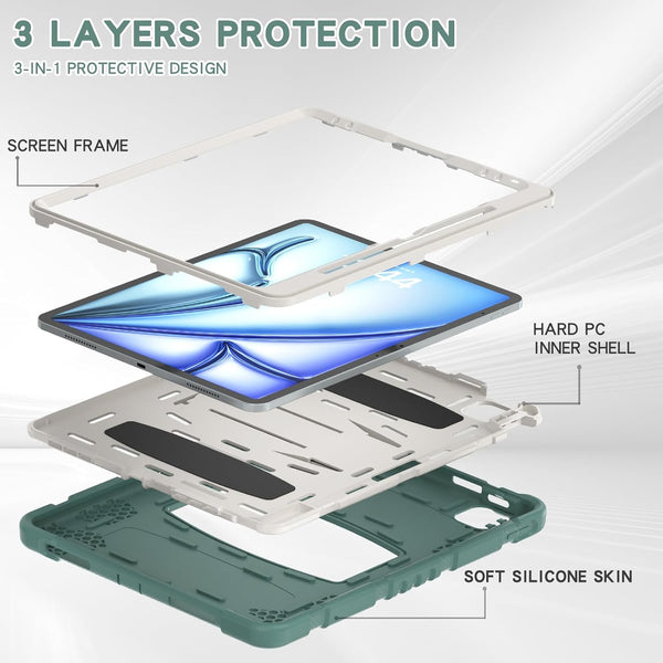 Encuentra el mejor estuche de protección para tu iPad Air 13 o Pro 12.9 en Guatemala con soporte integrado en SlowBack, expertos en accesorios Apple.