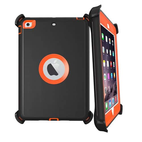 Encuentra fundas heavy duty con clip para iPad 10.2 en Guatemala, variedad de colores disponibles.