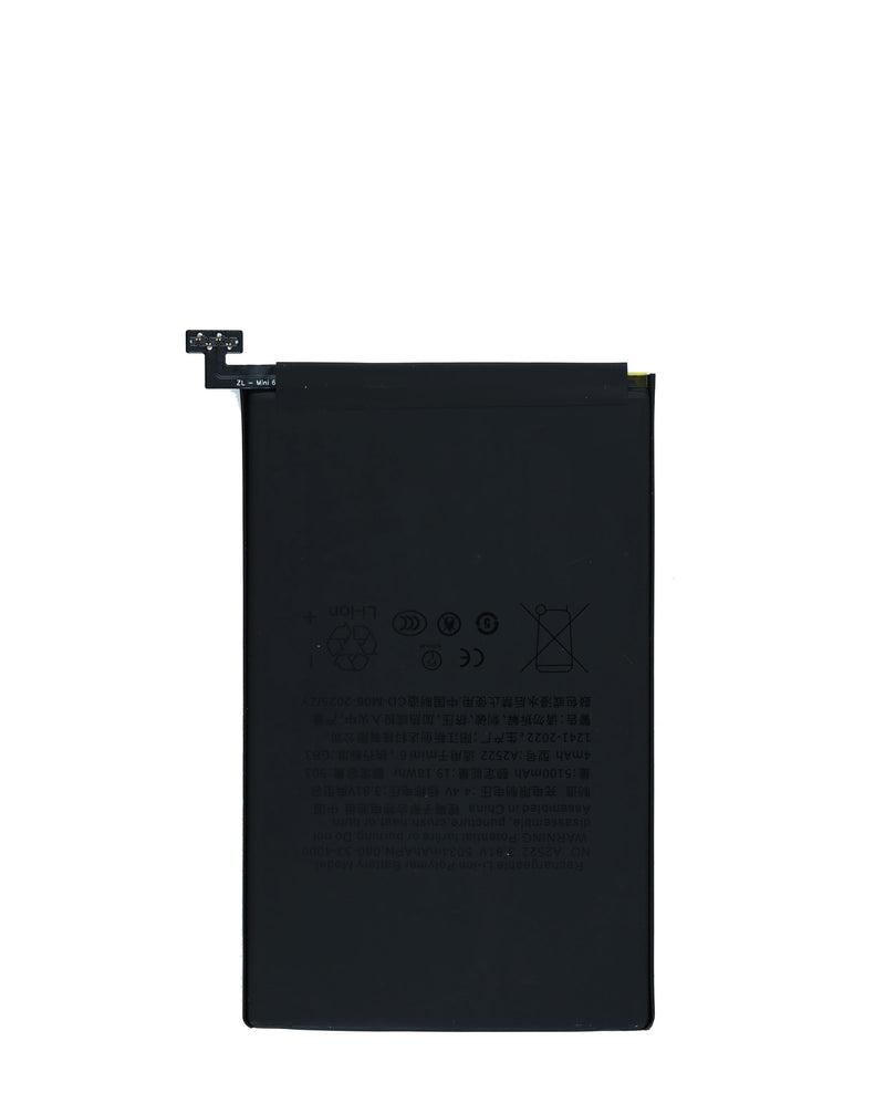 Reparación de batería para iPad Mini 7 con la etiqueta BajoPPLCD y Partes originales en Guatemala.