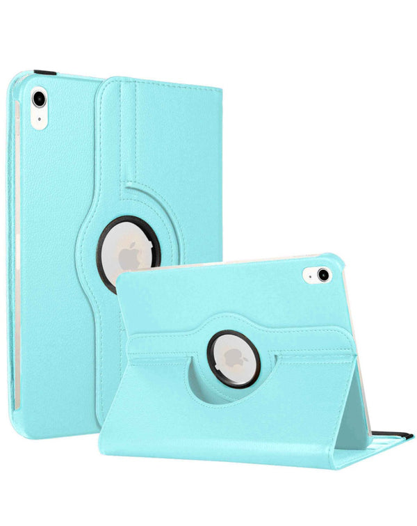 Encuentra el estuche azul claro con soporte giratorio 360 grados para iPad 10 2022 / iPad 11 (A16) en Guatemala.