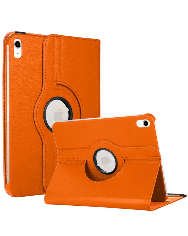 Protector giratorio de 360 grados para iPad 10 2022 / iPad 11 en color naranja en Guatemala, encuentra la mejor oferta en mayoristas de accesorios para tablets.