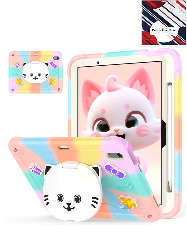 Encuentra la funda COLORFUL ROSE para iPad con soporte antigolpes y ranura para lápiz en Guatemala.