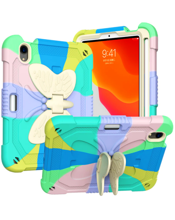 Protector con soporte butterfly para iPad 10 2022 / iPad 11 en Guatemala, color verde, disponible en tiendas mayoristas de accesorios para tablet.
