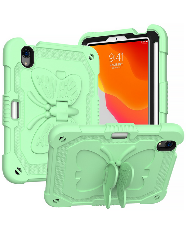 Encuentra el estuche protector con diseño de mariposa verde para iPad 10 2022 / iPad 11 en Guatemala en los mayores distribuidores de accesorios y protectores para tablets.