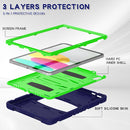 Encuentra la mejor funda de protección completa en color azul marino o verde para tu iPad 10 2022 o iPad 11 en Guatemala.