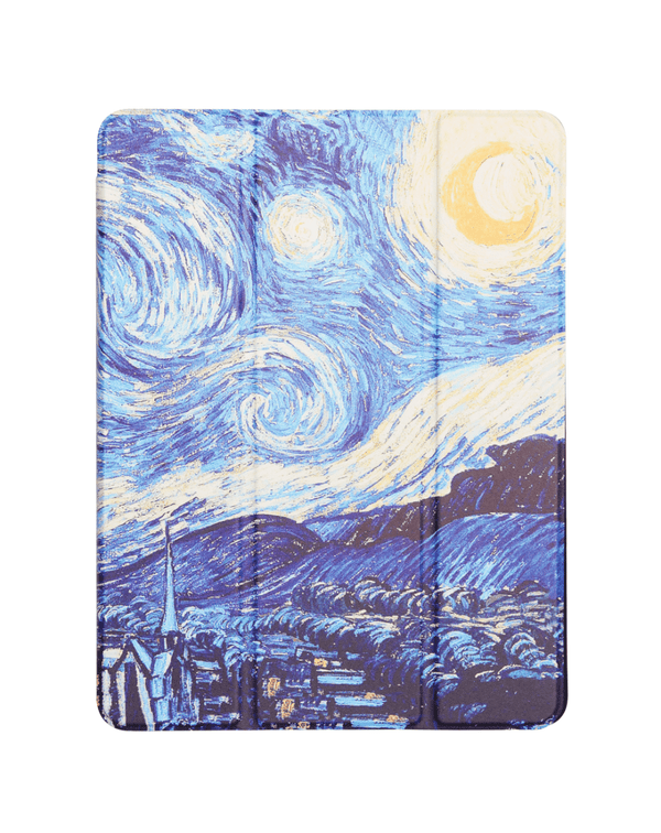 Funda con diseño de Starry Night para iPad Air, Air 4, Air 5, Pro 11, disponible en Guatemala.
