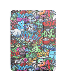 Encuentra la mejor funda old style con diseño graffiti para iPad en Guatemala, en el mayorista SlowBack.