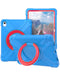 Funda antigolpes con soporte circular para iPad 10 2022 (10.9")/iPad 11 (A16) en Guatemala, disponible en color azul.