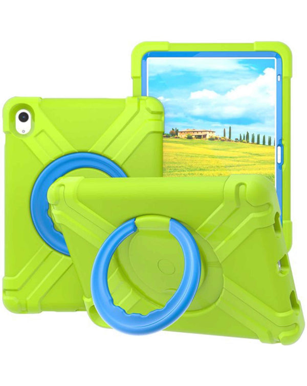 Protege tu iPad 10 2022 o iPad 11 con esta funda antigolpes con soporte circular en Guatemala.