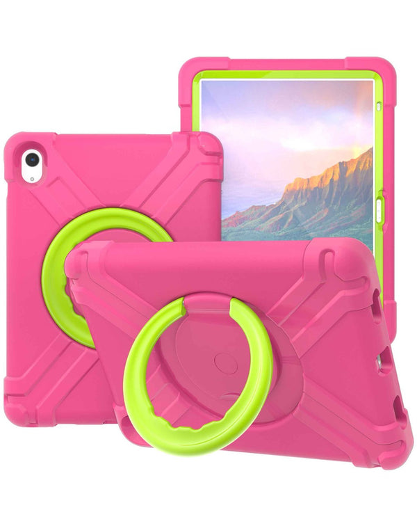 Protege tu iPad 10 2022 o iPad 11 con esta funda anticontusiones con soporte circular en Guatemala.
