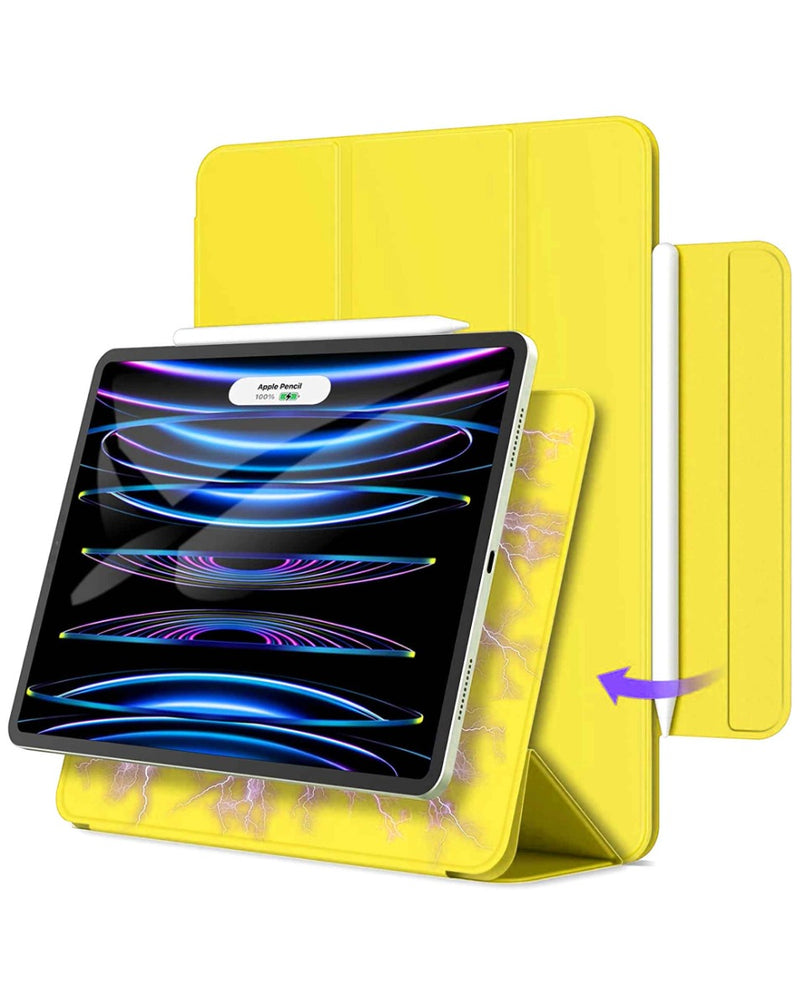 Encuentra la funda magnética completa amarilla para iPad 10 2022 / iPad 11 (A16) en Guatemala, disponible para mayoristas y reparaciones de tablets.