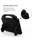 Funda infantil con soporte de mano color negro para iPad Air 11 2024 / iPad10 2022 (10.9") ideal para protección en Guatemala.