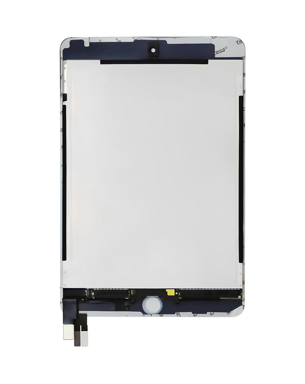 Encuentra la pantalla premium iPad Mini 5 (Blanca) con sensor Sleep/Wake preinstalado y cable flex en Guatemala para reparaciones de tabletas.