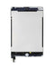 Encuentra la pantalla premium iPad Mini 5 (Blanca) con sensor Sleep/Wake preinstalado y cable flex en Guatemala para reparaciones de tabletas.