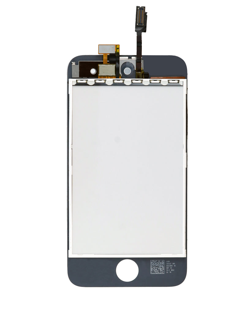 Encuentra la pantalla LCD blanca para iPod Touch 4 en Guatemala, ideal para reparaciones en talleres o como mayorista.