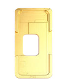 Molde de alineación de pantalla para iPhone X/XS en Guatemala, ideal para reparaciones en talleres y mayoristas de accesorios.